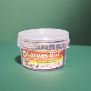Larva Mosca Soldado Negra BSF deshidratado 70gr